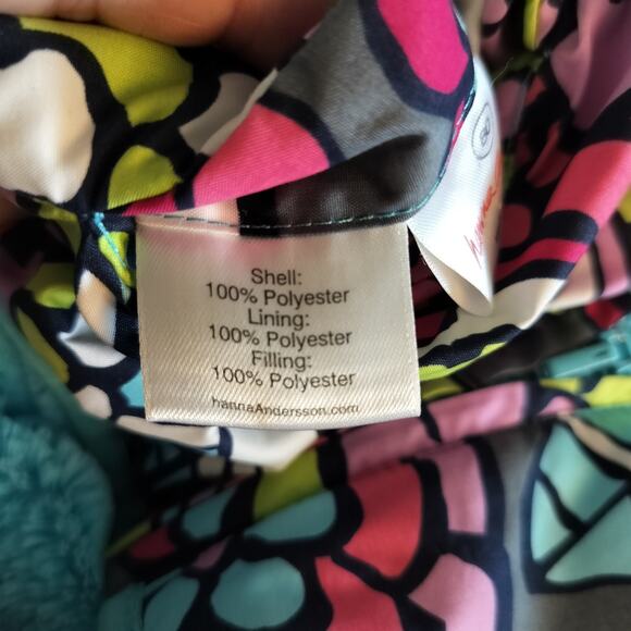 Hanna Andersson Colorful Floral Puffer Jacket - Picture 5 of 12